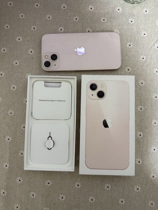 Айфон 13 розывый цвет оригинал