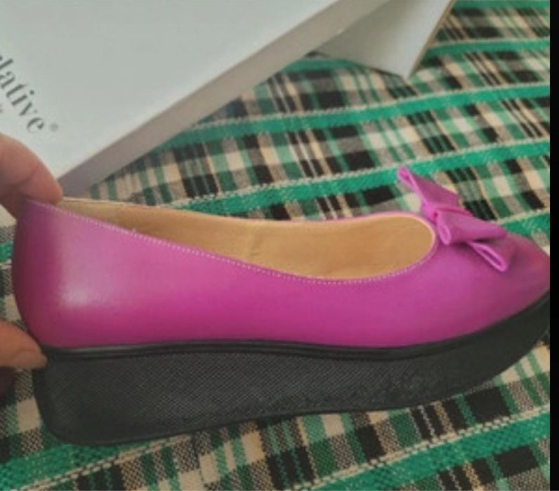 Pantofi dama piele mov