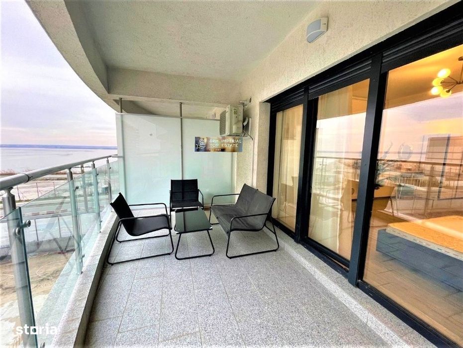 Studio Modern Mamaia Nord Casa del Mar Vedere laterală la mare si lac