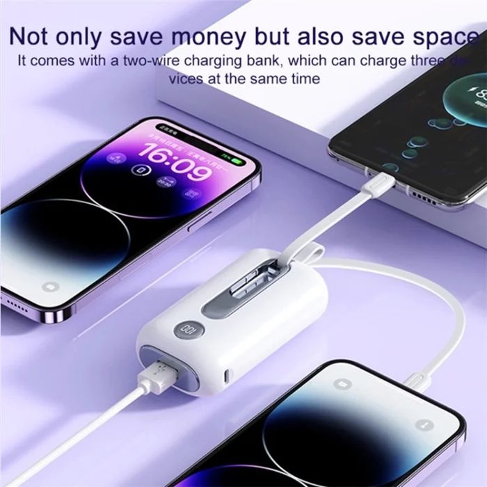 Mini ventilyator 2in1 powerbank