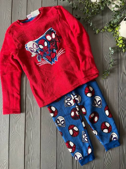 Зимние теплые пижамы для мальчиков