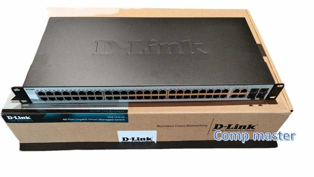 Коммутатор гигабитный управляемый D-Link DGS-1210-52Новый/Гарантия