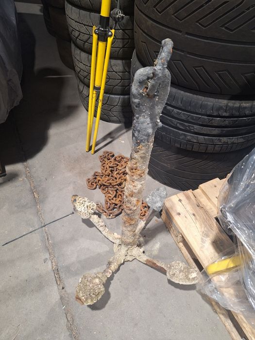 Котва морска с верига