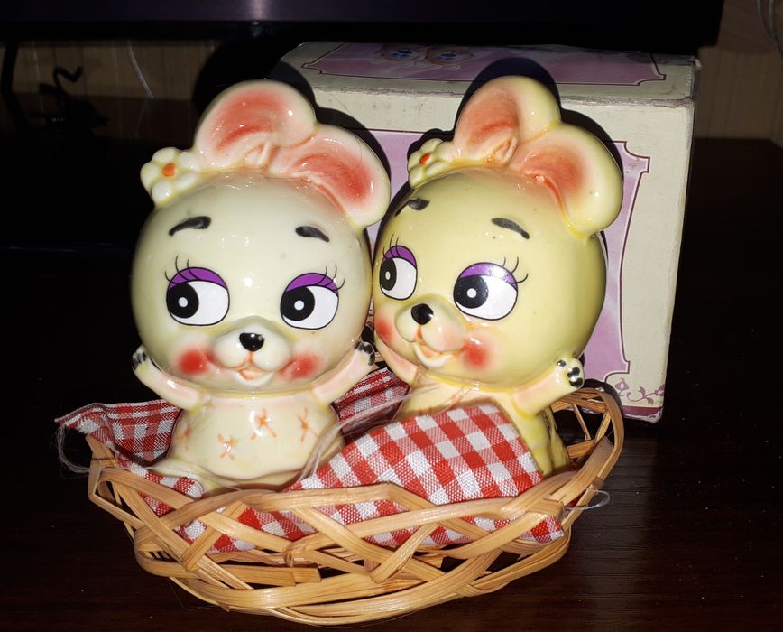 Набор для специй/солонки "Зайчики"