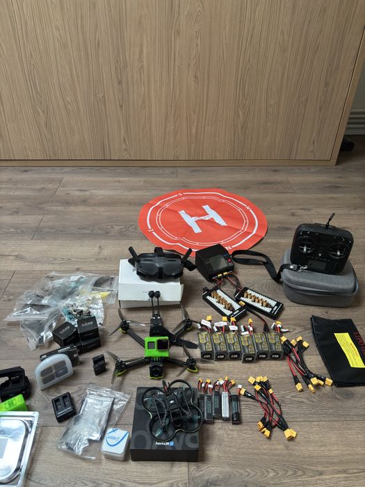 KIT FPV COMPLET RTF – 2 DRONE DJI O3 – iFlight Nazgul DC5 ECO 6S + BetaFPV Pavo20 O3 ELRS + DJI Goggles Integra + RadioMaster Boxer ELRS + GoPro