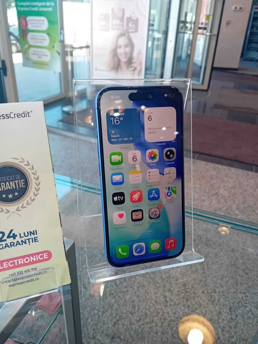 Iphone 16 128Gb 100%(4c) 10/10 (Iulius Mall)(B-297) Garantie 2 ani!
