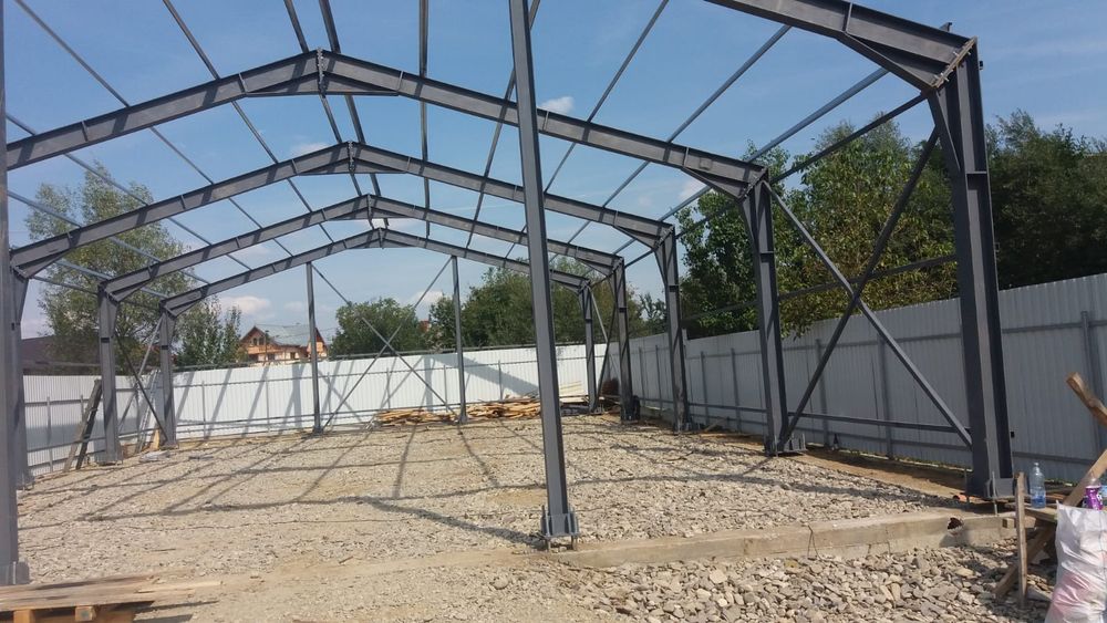 Vand hale metalice din profile IPE, confecționam orice dimensiune ( de