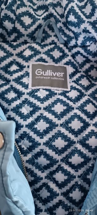 Куртка плащ для девочки, 9-12 лет, рост 140