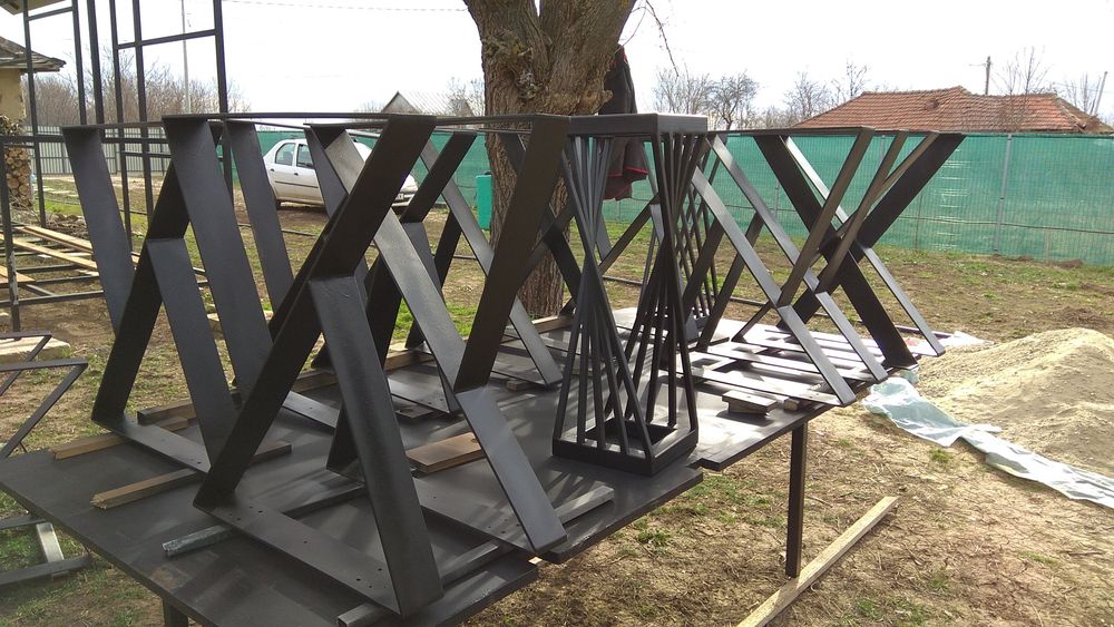 Set picioare birou stil industrial