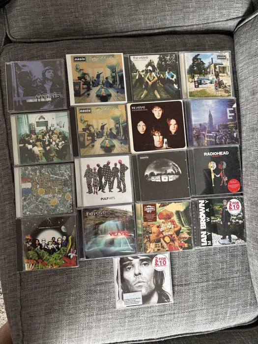 Colectie 17  cd-uri Britpop : Oasis PULP Verve Radiohead Stone Roses Ian Brown