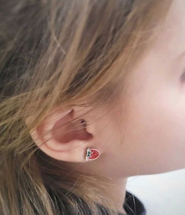 Cercei capsuni copii