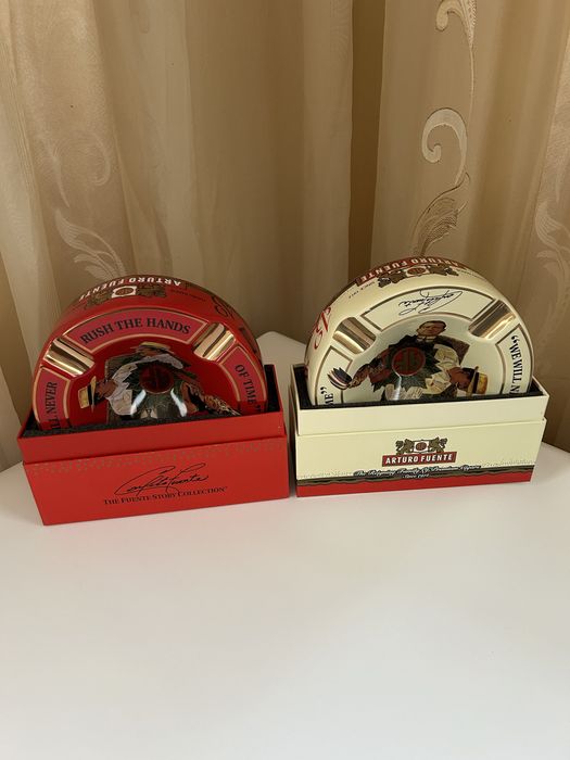 Пепелник Arturo Fuente - керамика, нов в кутия, 3 цвята