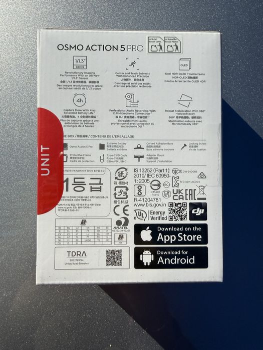 DJI Osmo Action 5 Pro НЕРАЗОПАКОВАНА с гаранция !!