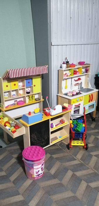 Bucătărie lemn , magazin lemn jucarie