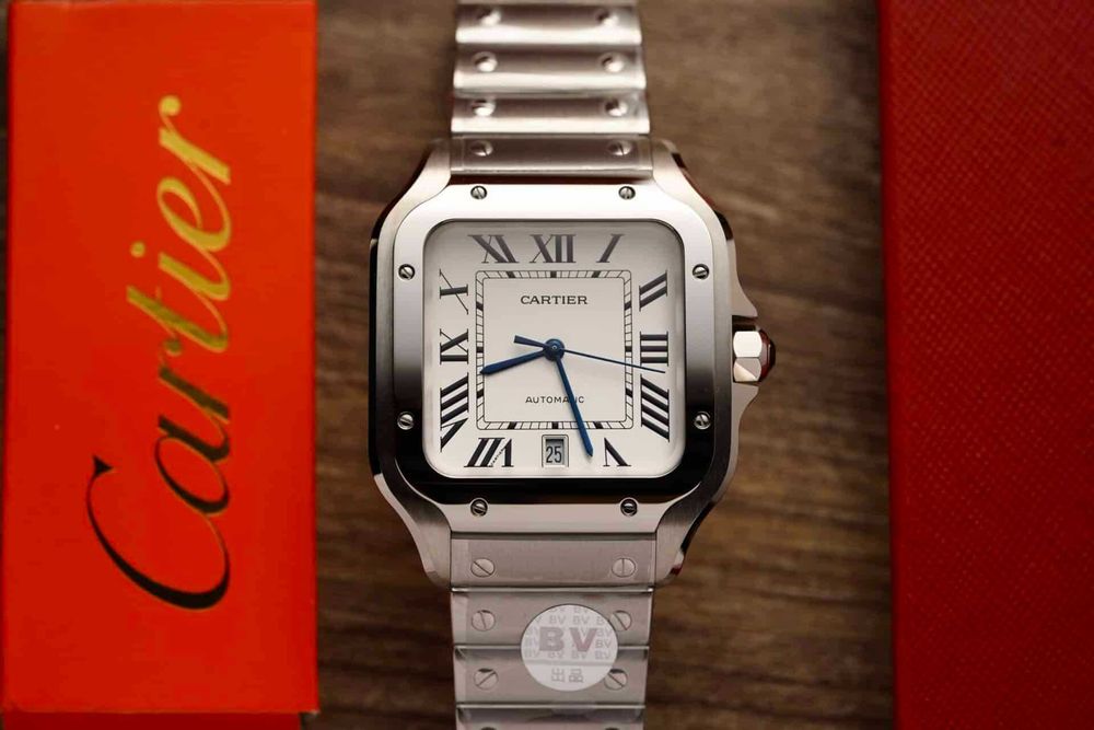 Cartier Santos 100 Сребърн колекция