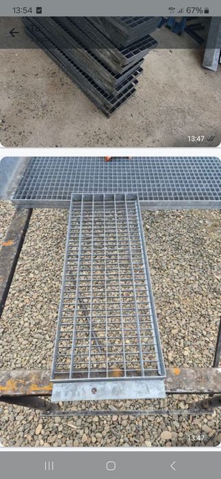 Trepte zincate galvanizate