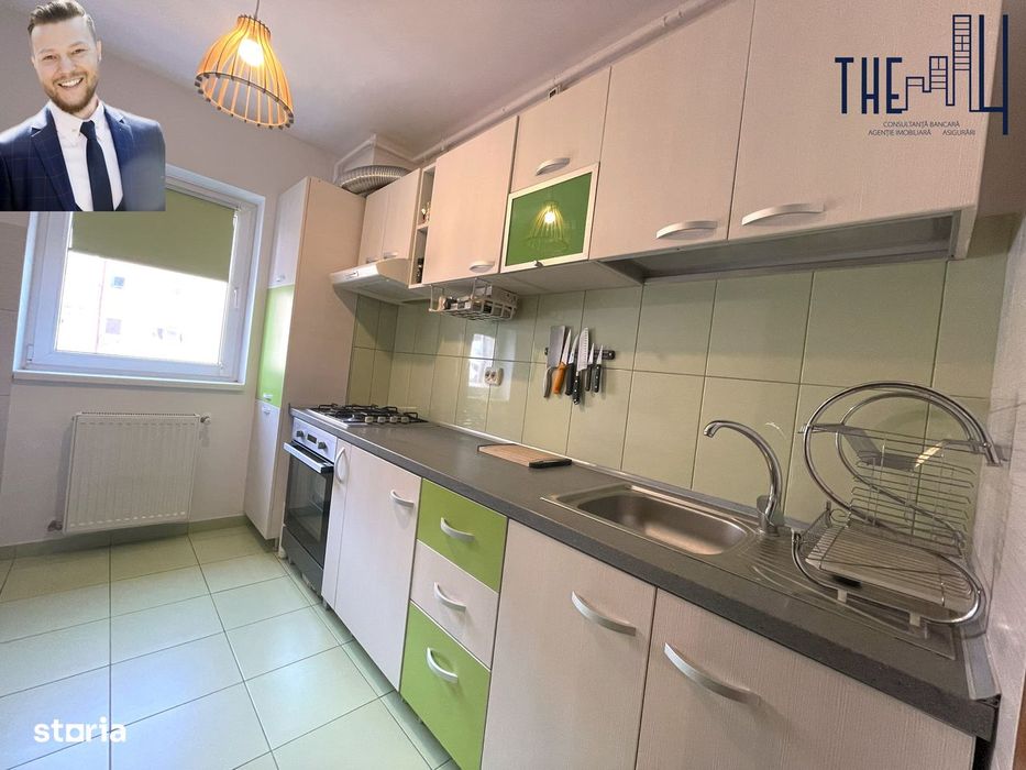 *2 Camere(67 mp) DECOMANDAT + Parcare *Mobilat si Utilat *Confort City
