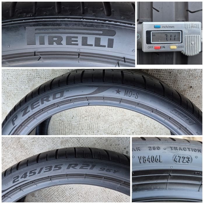 O bucată 245/255 35 R21 vară - una  Pirelli
