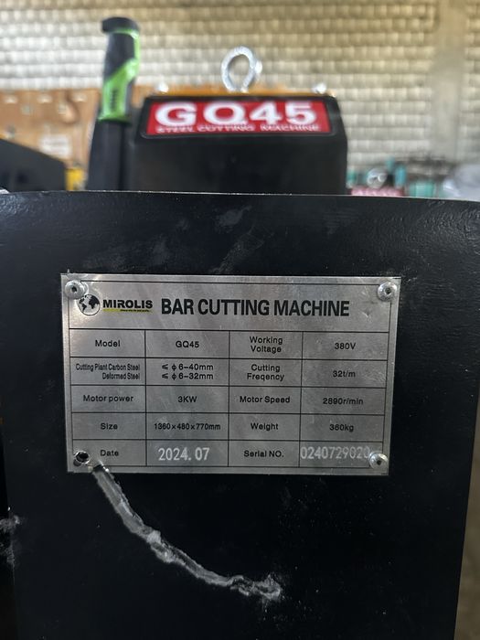 Armatura Rezka GQ 45 Armatura kesish uchun Арматура Резка