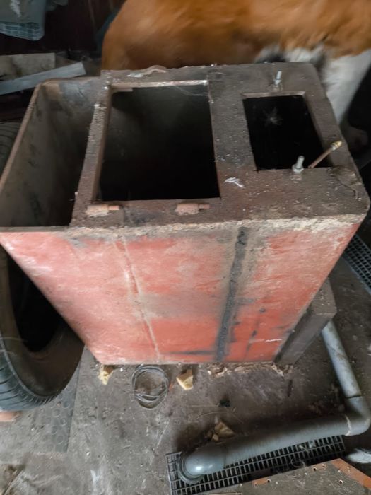 Металлическая печь в баню