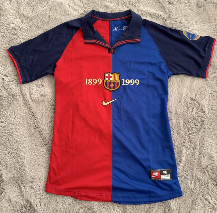 Tricou de Fotbal Fc Barcelona 99’ Home ( Fan Version )