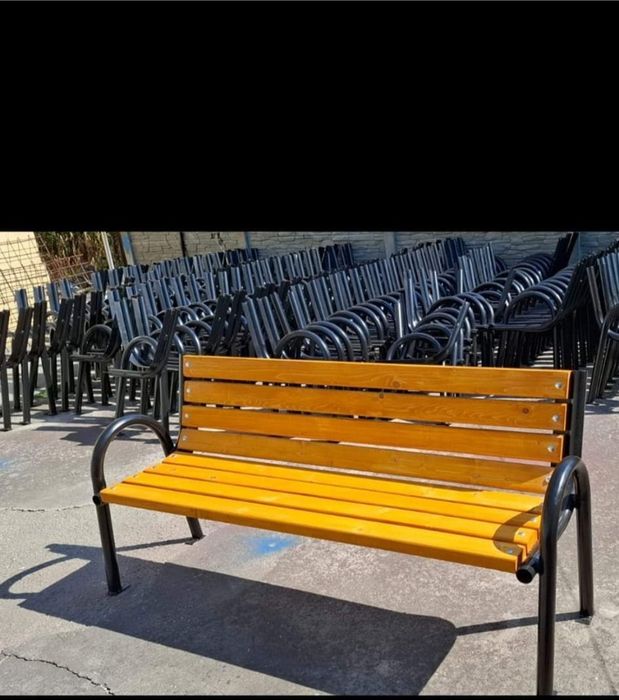 Banca gradina parc