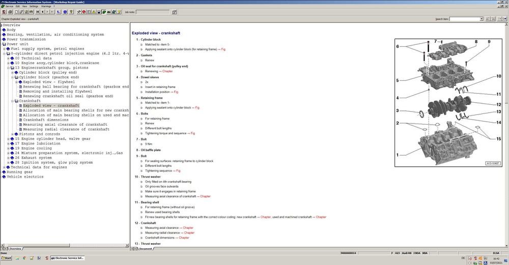 Elsawin ръководство за ремонт на VW / Audi / Seat / Skoda на Английски