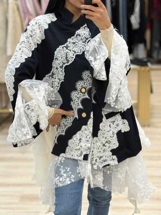 Дамско сако с дантели