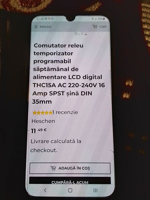 Vând comutator temporizator  .