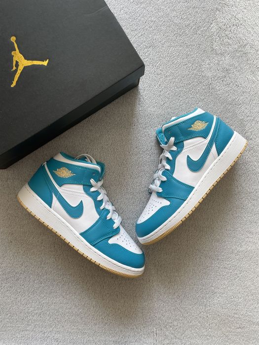 Jordan 1 Mid Aquatone GS