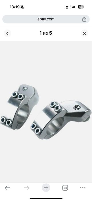 Крепление защиты рук для мотоцикла