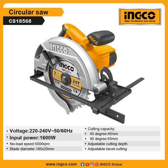 Циркулярка, INGCO  cs18568   Original