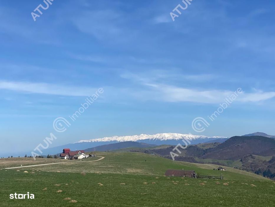 Teren intravilan de 3000 mp cu utiltati si PUZ in Paltinis Judet Sibiu