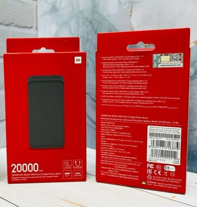 Xiaomi Redmi Power Bank fast charge 18W 10000mah 20000mah Mi Wireless