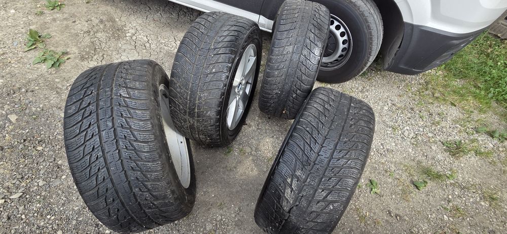 Vand roti complete originale pentru BMW X3,X5 si X6  255/55/18  Nokian iarna