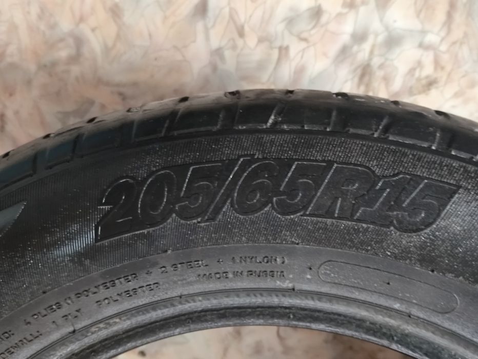 Продаю летние шины 205/65/R15