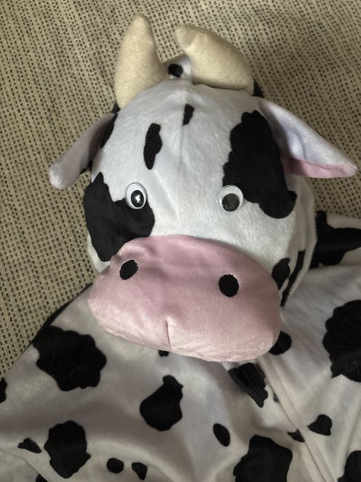 Costum salopeta Vaca halloween sau petrecere