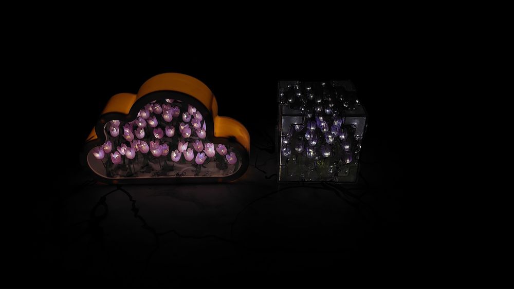 Ночник бесконечные тюльпаны