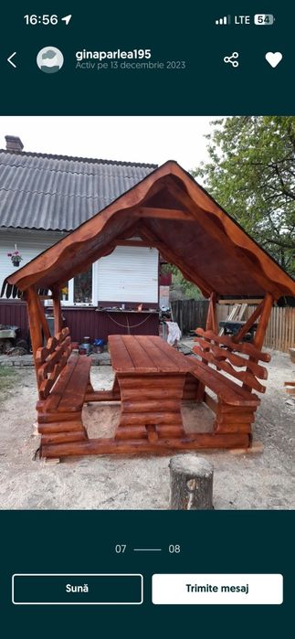 Vând leagăne , cuști de câini și mese cu bănci