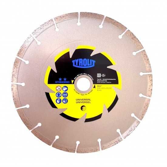 Disc diamantat cu diametrul 230 mm pt beton, caramida sau piatra