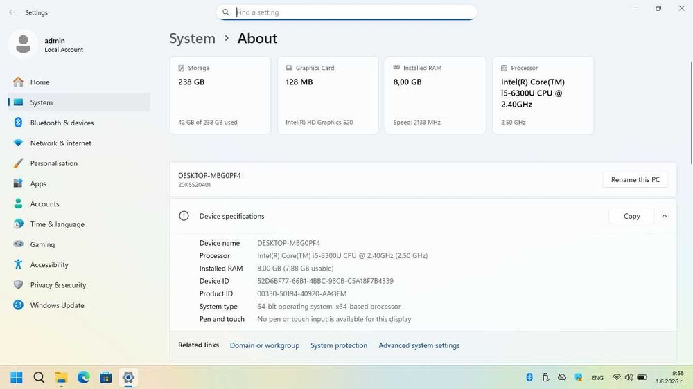 Lenovo ThinkPad X270
