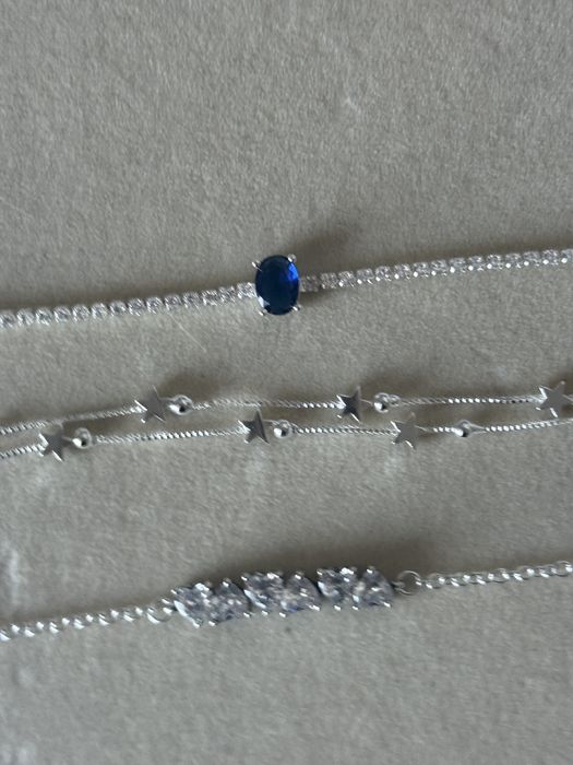 Set de 3 bratari silver 925 new new