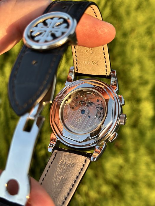 Patek philippe gray dial steel