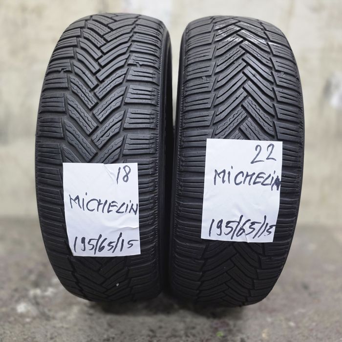 2×195/65/15 M+S.MICHELIN.Stare excelenta.