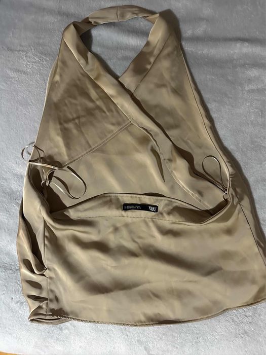 Сатенен топ ZARA