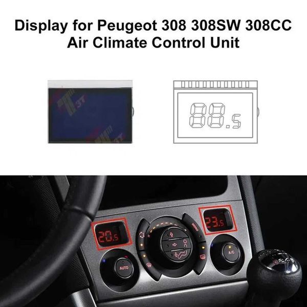LCD Дисплей за климатик за Peugeot 308 5008 RCZ Citroen C3