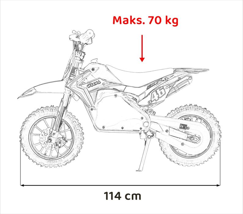 Супер мощен акумулаторен мотор RENEGADE 50R, 500W, 36V9Ah, До 24 км/ч