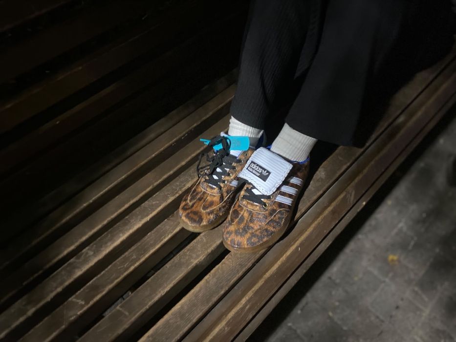 Adidas Samba Wales Bonner Leopard- Стильные кросовки