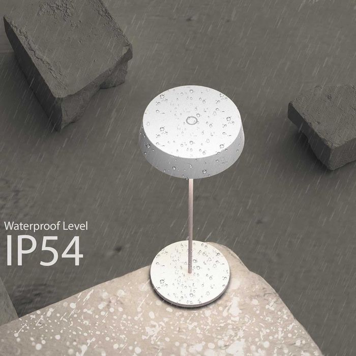 ТОП!Комплект 2 бр настолни LED лампи-димируеми, алуминиев корпус, IP54