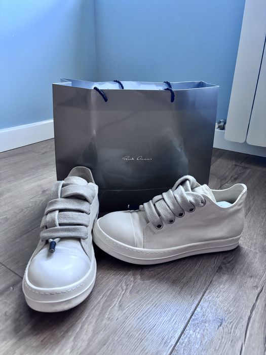 Rick owens jumbo laces 46; white